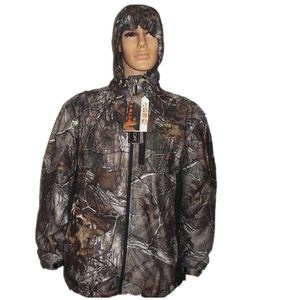 Habit Men Camo Scent Control Waterproof Hunt Coat